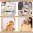 Transparent Pet Cat Muzzle Anti Bite Grooming Hood Mask Muzzles Bath Beauty image
