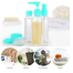 Travel Cosmetics Bottles Set Plastic Pressing Spray Bottle Makeup Tools Kit(Random Body Color) image