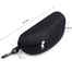 Travel Portable Hard Zipper Case Box Eye Glasses Sunglasses Bag With Carabiner Hook image
