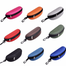 Travel Portable Hard Zipper Case Box Eye Glasses Sunglasses Bag With Carabiner Hook image