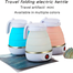 Travelling Folding Kettle Electric Silicone Foldable Water Kettles Compression image