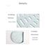 Triangle Bathroom Shelf – Wall Mounted Corner Rack for Shampoo, Soap and Toiletries (Multicolor) image