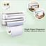 Triple Paper Dispenser For Kitchen Roll, Cling Film And Aluminum Foil 3 In 1 image