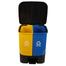 RFL Twin Paddle Bin 30L - Yellow And Royal Blue image