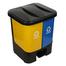 RFL Twin Paddle Bin 30L - Yellow And Royal Blue image