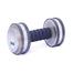 Two Pieces Rubber Dumbbell Set - 10kg - Silver image