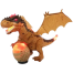 Tyrannosaurus Simulation Sound Toy Dinosaur (dinosaur_bo_m8018-2_brown) image