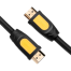 UGREEN 10129 HDMI Round Cable 2m (Yellow/Black) image