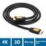 UGREEN 10129 HDMI Round Cable 2m (Yellow/Black) image