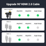 UGREEN 10172 HDMI Cable Right Angle 90 Degree 1m (Black) HD103 image