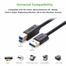 UGREEN 10372 USB 3 AM to BM Print Cable 2m (Black） image