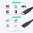UGREEN 10387 USB-C/M to USB-C/F Gen2 5A Extension Cable 1m (Black)#US353 image