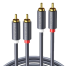 UGREEN 10518 2RCA Male to 2RCA Male Cable 2m (Black) AV104 image