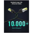 UGREEN 10643 Cat7 Pure Copper Ethernet Cable Braided 15m (Black) NW150 image