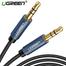 UGREEN 10689 3.5mm Male to 3.5mm Male Cable Gold Plated Metal Case with Braid 5m (Blue) image