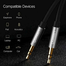 UGREEN 10735 3.5mm Male to 3.5mm Male Cable 2m (Black) AV119 image