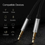 UGREEN 10736 3.5mm Male to 3.5mm Male Cable 3m (Black) AV119 image