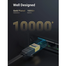 UGREEN 11263 Cat 7 U/FTP Lan Cable Flat Design 5m (Black) NW106 image
