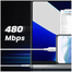 UGREEN 15269 USB-C to USB-C Silicone Fast Charging Cable White 2m US557 image