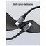 UGREEN 15285 USB-C to USB-C Silicone Fast Charging Cable Black 2m US563 image