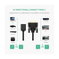 UGREEN 20118 DVI Male to HDMI Female Adapter Cable 22cm (Black) 20118 image