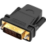 UGREEN 20124 DVI 24 Plus 1 Male to HDMI Female Adapter (Black) 20124 image