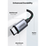 UGREEN 20192 USB-C Male to 3.5mm Male Audio Cable with Chip 1m CM450 image