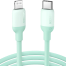 UGREEN 20308 USB-C to Lightning Silicone Cable 1m (Green) image