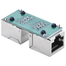 UGREEN 20311 RJ45 Network Keystone Jack Inline Coupler Female to Female 1pcs (White) NW114 image