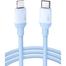 UGREEN 20313 USB-C to Lightning Silicone Cable 1m (Navy blue) image