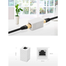 UGREEN 20390 RJ45 Network Keystone Jack Inline Coupler Female to Female 1pcs (Black) NW114 image