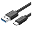 UGREEN 20884 USB 3.0 A Male to Type C Male Cable Nickel Plating 2m (black) US184 image