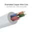 UGREEN 20897 3.5mm Female to 2 Male Audio Cable ABS Case (White) AV140 image