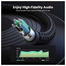 UGREEN 20899 3.5mm Female to 2 Male Audio Cable Aluminum Case (Black) AV140 image
