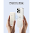 UGREEN 25208 10000mAh 20W Magnetic Wireless Power Bank Off-White PB561 image