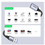 UGREEN 25285 USB-A Male to USB-A Female Extension Cable Black 5m US115