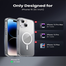 UGREEN 25396 Crystal Transparent Magnetic Protective Case for iPhone15 6.1-inch ( Transparent) LP725 image