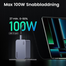 UGREEN 25874 Nexode Pro 100W 3-Port GaN Fast Charger Set EU X757 image