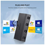 UGREEN 30346 USB 2.0 Sharing Switch 4x1 (Black) image