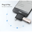 UGREEN 30453 2 in 1 Adapter Micro USB Male Plus USB Type C Male to USB 3.0 Female image