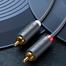 UGREEN 30747 2RCA Male to 2RCA Male Cable 1m (Black) AV104 image
