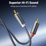 UGREEN 30747 2RCA Male to 2RCA Male Cable 1m (Black) AV104 image