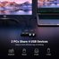 UGREEN 30767 2 In 4 Out USB 2.0 Sharing Switch Box US216 image