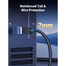 UGREEN 30799 Cat8 Pure Copper Ethernet Cable Braided 15m (Black) NW153 image