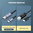 UGREEN 35004 USB-C to USB-B Cable Black 5m US370 image