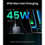 UGREEN 35008 Nexode Pro 45W Dual USB-C GaN Fast Charger EU X707 image
