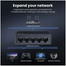 UGREEN 35492EU 5-Port Gigabit Ethernet Switch PC Plus ABS Housing EU CM833 image