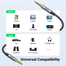 UGREEN 3.5mm 4-Pole M/M Audio Cable Alu Case 3m AV183 image