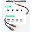 UGREEN 3.5mm Male to 2RCA Copper Case Braided Aux Cable 2m AV170 image