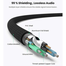 UGREEN 3.5mm Male to 2RCA Copper Case Braided Aux Cable 1m AV170 image